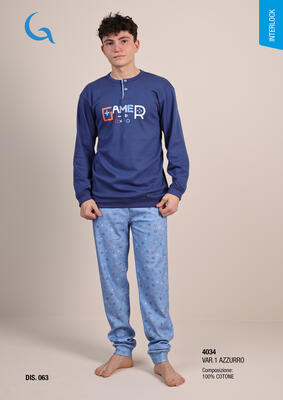 PIGIAMA RAGAZZO M/L 4034 Tellini S.R.L. Veleprodajna odjeća